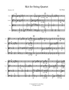 Skit: For string quartet by Zae Munn