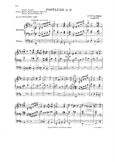Mittelschwere Tonstücke, Op.368: Postlude No.2 by Wilhelm Valentin Volckmar