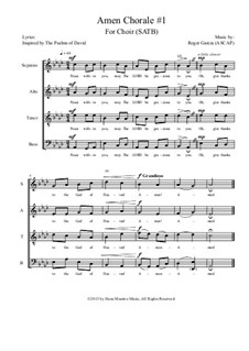 Amen Chorale: No.1 SATB by Roger Garcia