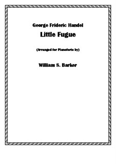 Seven Little Fugues for Organ (or Harpsichord): Fugue No.4 by Georg Friedrich Händel