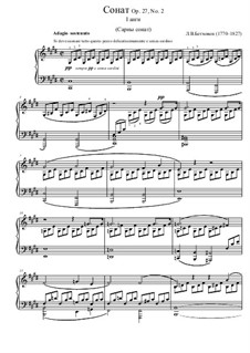 Movement I: For a single performer by Ludwig van Beethoven
