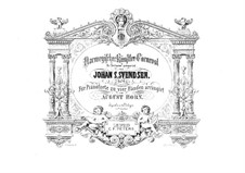 Norwegian Artists' Carnival, Op.14: For piano four hands – parts by Johan Svendsen