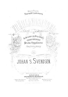 Two Romances for Voice and Piano, Op.25: No.2 Foraarsjubel by Johan Svendsen