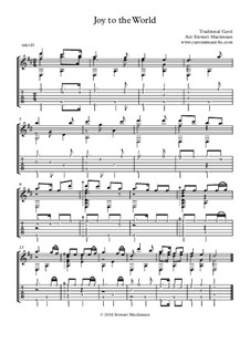 Joy to the World: For guitar by folklore