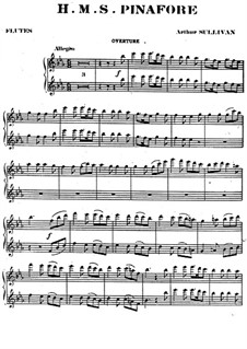 Complete Opera: Flute part by Arthur Seymour Sullivan