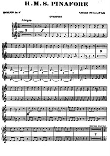 Complete Opera: French horn part by Arthur Seymour Sullivan