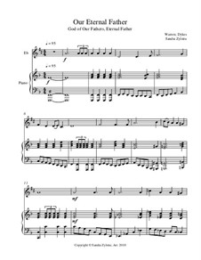 Our Eternal Father: Score for two performers (in E Flat) by George William Warren, John Bacchus Dykes