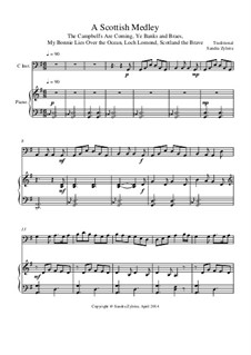 A Scottish Medley: Score for two performers (in C) by folklore