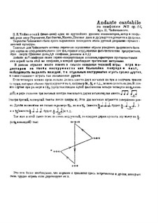 Movement II: Arrangement for balalaikas and domras by Pyotr Tchaikovsky