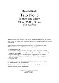 Trio No.5 (Johnny and Mary): Trio No.5 (Johnny and Mary) by Donald Sade