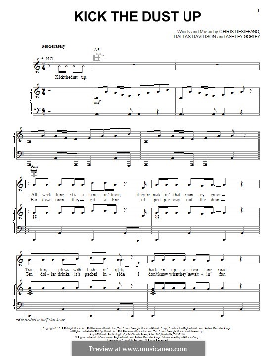 Kick the Dust Up by A. Gorley, D. Davidson, C. Destefano on MusicaNeo