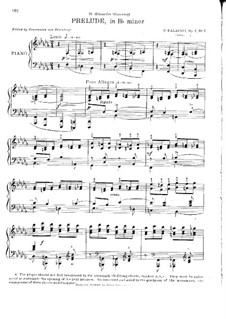 Five Preludes, Op.7: No.5 Prelude in B Flat Minor by Vasily Kalafati