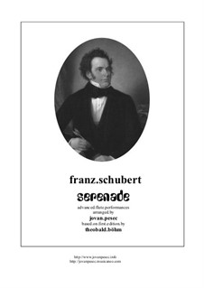 No.4 Ständchen (Serenade): For flute and guitar by Franz Schubert