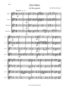 Our Father: For flute quartet by David W Solomons