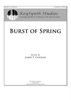 Burst of Spring: Burst of Spring by James Colman