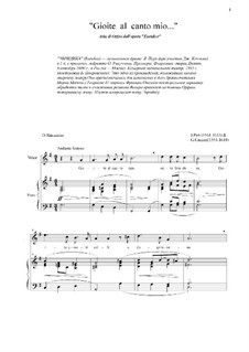 Euridice: Gioite al canto mio by Jacopo Peri