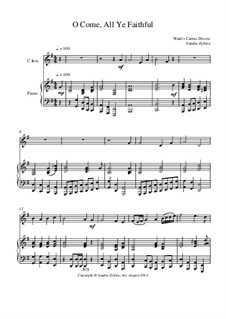 Instrumental version: Score for two performers by John Francis Wade
