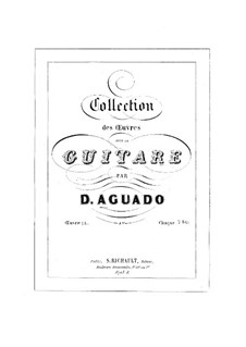 Ten Contredanses, Op.11: Complete set by Dionisio Aguado