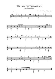 The Hour For Thee And Me: The Hour For Thee And Me by Stephen Collins Foster