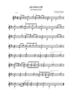 Aloha Oe: Aloha Oe by folklore