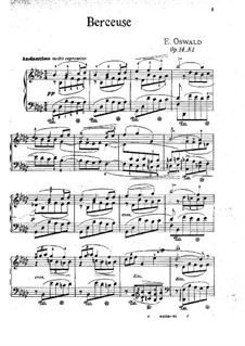 Six Piano Pieces, Op.14: Complete set by Henrique Oswald