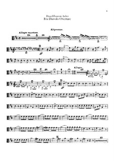 Overture: Trombones parts by Daniel Auber