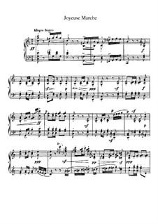 Joyeuse Marche: For piano by Emmanuel Chabrier