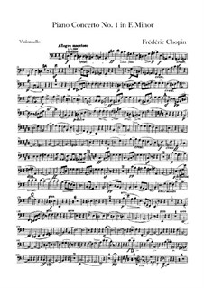 Complete Concerto: Cello part by Frédéric Chopin