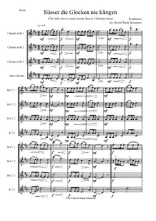 Süsser die Glocken nie klingen: For clarinet quartet by folklore