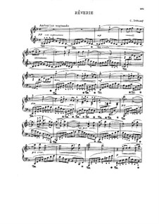 Rêverie, L.68: For piano by Claude Debussy