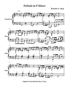 Prelude in F Minor: Prelude in F Minor by Mitch Boucher