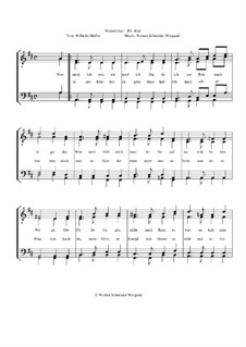 Winterreise, Nr.1-43, Op.23: Nr.31 Rast by Werner Schneider-Wiegand