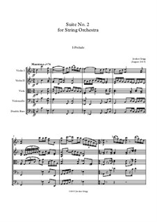 Suite No.2 for String Orchestra: Suite No.2 for String Orchestra by Jordan Grigg