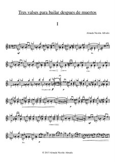 3 Waltzes for dancing after death: 3 Waltzes for dancing after death by Nicolas Alfredo Almada