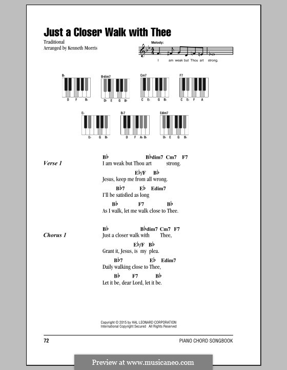 Just a Closer Walk with Thee: Lyrics and chords by folklore