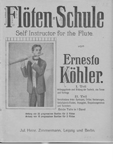Self-Instructor for the Flute: Self-Instructor for the Flute by Ernesto Köhler