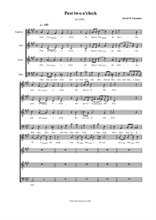 Past two o'clock: For mixed choir by David W Solomons