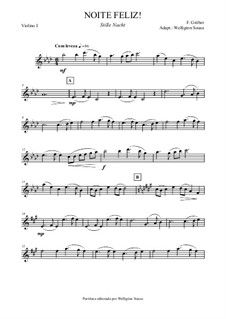 Ensemble version: For string quintet by Franz Xaver Gruber