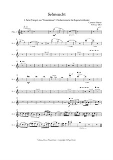 Dream Dances - Orchestral Suite - C.PiqueDame: Movement I Longing (Tango) – parts, Op.040412 by Carmen Hoyer