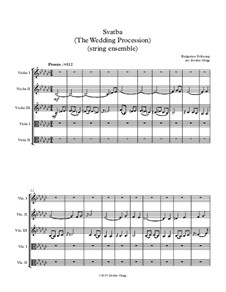 Svatba (The Wedding Procession): For string ensemble by folklore
