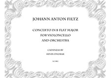 Concerto in B Flat Major: For violoncello and orchestra by Antonio Filtz