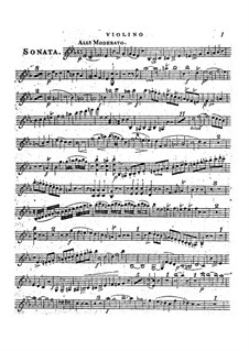 Sonata for Piano and Flute(or Violin), Op.22: Violin part by Friedrich Kalkbrenner