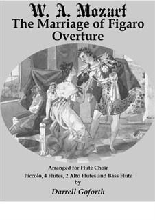 Overture: For flute choir by Wolfgang Amadeus Mozart