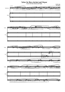 Xebec for Bass Clarinet and Organ, MVWV 816: Xebec for Bass Clarinet and Organ by Maurice Verheul