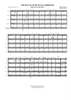On the Beautiful Blue Danube, Op.314: For cello quartet by Johann Strauss (Sohn)