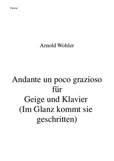 Andante un poco grazioso: Andante un poco grazioso by Arnold Wohler