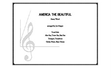America, The Beautiful: For voice and large ensemble by Samuel Augustus Ward