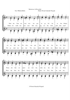 Winterreise, Nr.1-43, Op.23: Nr.33 Wasserflut by Werner Schneider-Wiegand