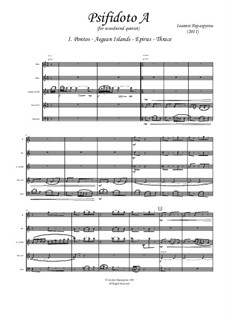Psiphidoto A (2011), for Woodwind Quintet: Psiphidoto A (2011), for Woodwind Quintet by Ioannis Papaspyrou