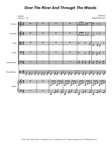 Over The River and Through The Woods: For string orchestra by Unknown (works before 1850)